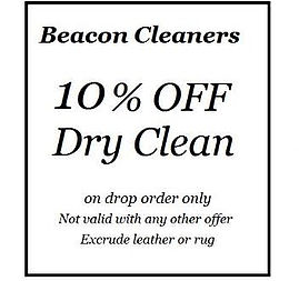 10% OFF Dry Clean