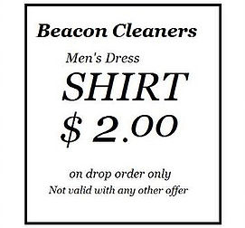 Men's Dress Shirt $2.00